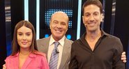 Thaís Braz, Marcelo de Carvalho e Marco Antônio Gimenez no Mega Senha - Foto: Reprodução / RedeTV!