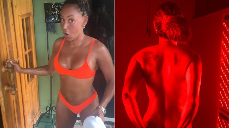 Mel B postou foto nua em sauna e revelou autocuidados - Foto: Reprodução/ Instagram@officialmelb