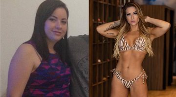 Melissa Lameira mostra antes e depois de transformação em seu corpo - Foto: Reprodução