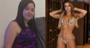 Melissa Lameira mostra antes e depois de transformação em seu corpo - Foto: Reprodução