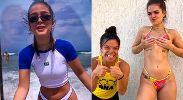 Carol Vaz mostrou Mel Maia antes e depois dos treinos de musculação - Foto: Reprodução/ Instagram@teamcarolvaz