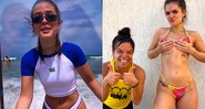 Carol Vaz mostrou Mel Maia antes e depois dos treinos de musculação - Foto: Reprodução/ Instagram@teamcarolvaz