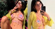 Mia Khalifa exibiu as curvas em biquíni do Patrick - Foto: Reprodução/ Instagram@miakhalifa