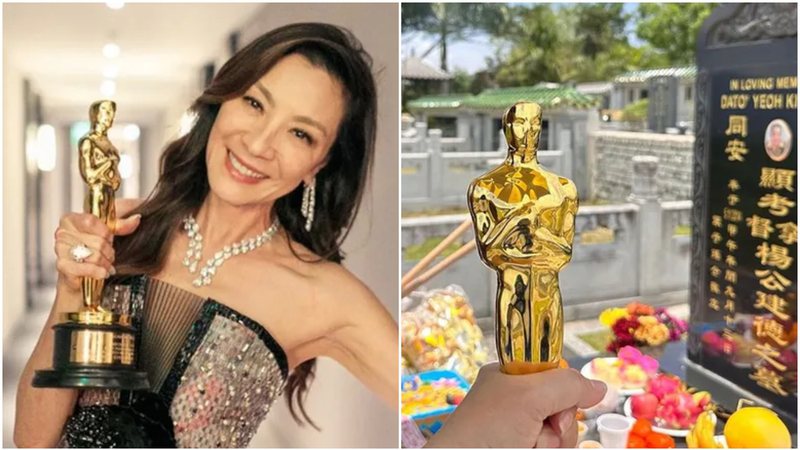 Michelle Yeoh venceu o Oscar de Melhor Atriz neste ano - Foto: Reprodução/ Instagram@michelleyeoh