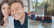Michel também se emocionou com a presença dos pais em seu aniversário - Reprodução/Instagram