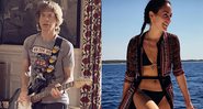 Mick Jagger e Melanie Hamrick - Reprodução/Instagram