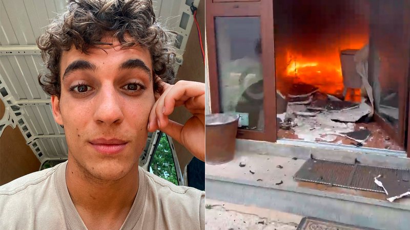 Miguel Herrán chorou ao ver destruição causada por incêndio em sua casa - Foto: Reprodução/ Instagram@miguel.g.herran