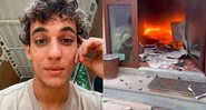 Miguel Herrán chorou ao ver destruição causada por incêndio em sua casa - Foto: Reprodução/ Instagram@miguel.g.herran