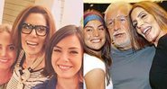 Artistas ao lado da atriz Mila Moreira - Foto: Reprodução / Twitter @RegianeAlves / Instagram @joanabalaguer