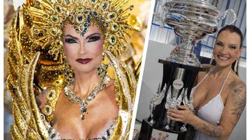 Milene Gonzalez se emociona com campeonato da Tucuruvi e celebra retorno da agremiação ao Grupo Especial - Renato Cipriano / Zuleika Ferreira - Divulgação