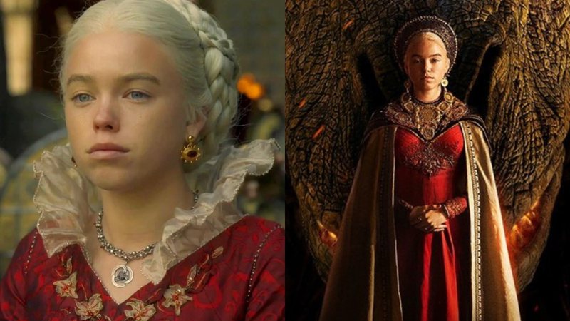 Milly Alcock como Rhaenyra Targaryen na série "A Casa do Dragão" - Foto: Reprodução / HBO