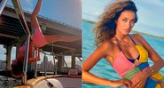 Dianie caiu de barco em Miami ao tentar fazer foto glamourosa - Foto: Reprodução/ Instagram@misdia - Foto: Reprodução/ Instagram@misdia