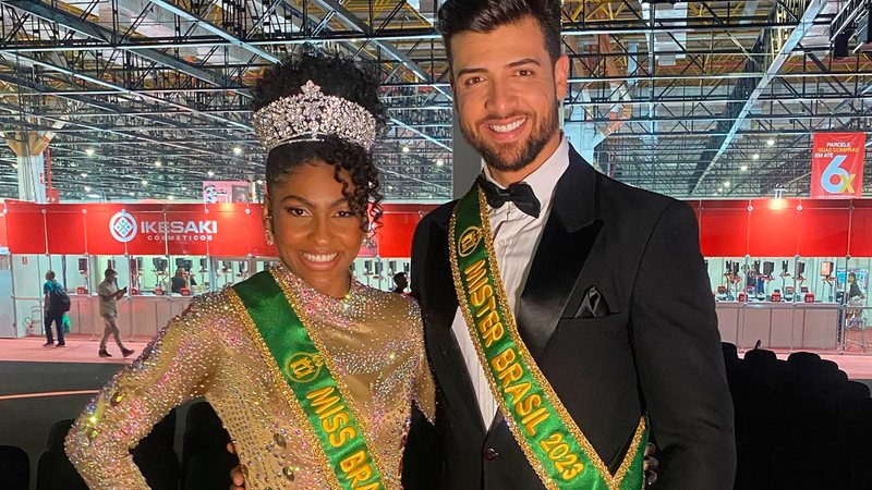 Mariele Paixão e Glauber Pádua foram eleitos Miss e Mister Brasil 2023 - Foto: Divulgação