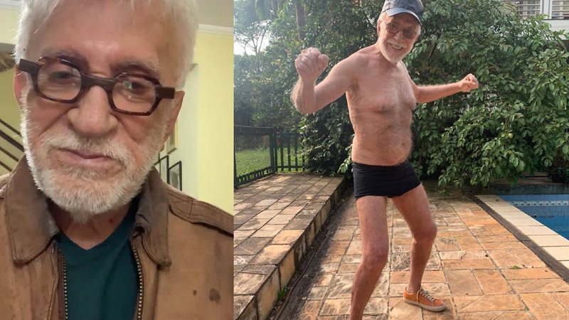 Ator de 85 anos recebeu diversos elogios ao mostrar bom humor e corpo em forma - Foto: Reprodução / Instagram @moacyrfranco