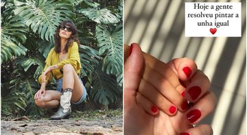 Mônica Benini sofreu críticas por pintar as unhas de seu filho, Otto - Foto: Reprodução / Instagram