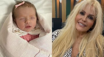 Ayla, neta de Monique Evans, nasceu no começo deste mês - Foto: Reprodução / Instagram