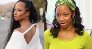Monique falou sobre suas faixas de cabelo, usadas pela personagem no filme - Reprodução/Instagram/Divulgação/Disney