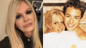 Monique Evans resgatou fotos de ensaio com Junior Lima - Foto: Reprodução/ Instagram@moniquevansreal e Arquivo/ Revista Quem