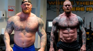 Hafthór Júlíus Björnsson perdeu 45 quilos e exibiu corpo sarado - Foto: Reprodução/ Instagram@thorbjornsson