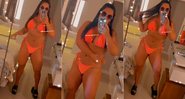 Andressa Soares fez vídeo de biquíni e rebateu “perfeitonas da internet” - Foto: Reprodução/ Instagram@mulhermelanciaoficial