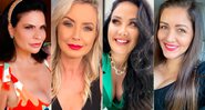 Solange Gomes, Alessandra Scatena, Helen Ganzarolli e Nana Gouvêa fizeram sucesso na Banheira do Gugu - Foto: Montagem/CENAPOP e Reprodução/ Instagram