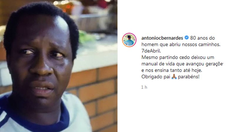 Antônio Carlos é um dos 4 filhos de Mussum - Reprodução/Instagram@antoniocbernardes