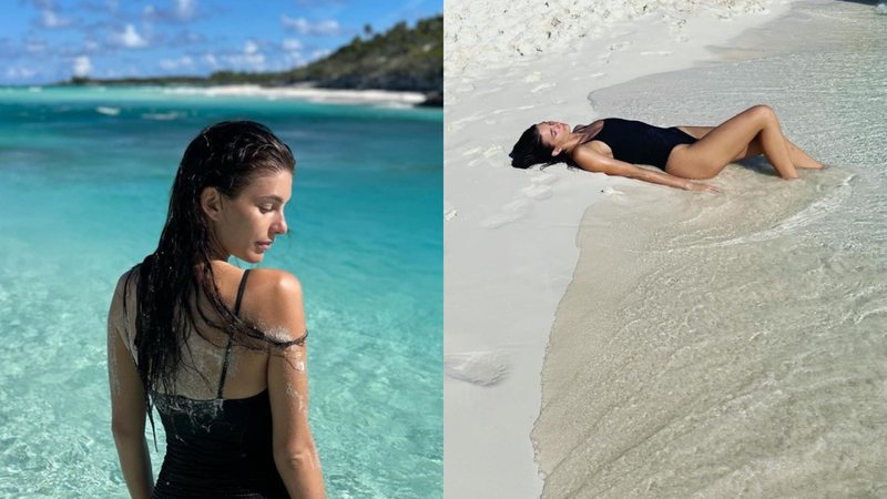Namorada de Leonardo DiCaprio compartilha cliques em praia caribenha - Foto: Reprodução / Instagram