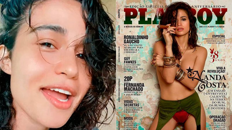 Bob Wolfenson lembrou clique nu em público de Nanda Costa para a Playboy - Foto: Reprodução/ Instagram@nandacosta e Divulgação