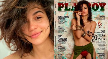 Nanda Costa lembrou clique nu em público para a Playboy - Foto: Reprodução/ Instagram@nandacosta e Divulgação