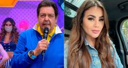 Natacha Horana ficou apenas um mês no Faustão na Band - Foto: Reprodução/ Band e Instagram@natachahorana