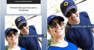 Natasha Dantas mostra primeira selfie ao lado de William Bonner - Foto: Reprodução / Instagram