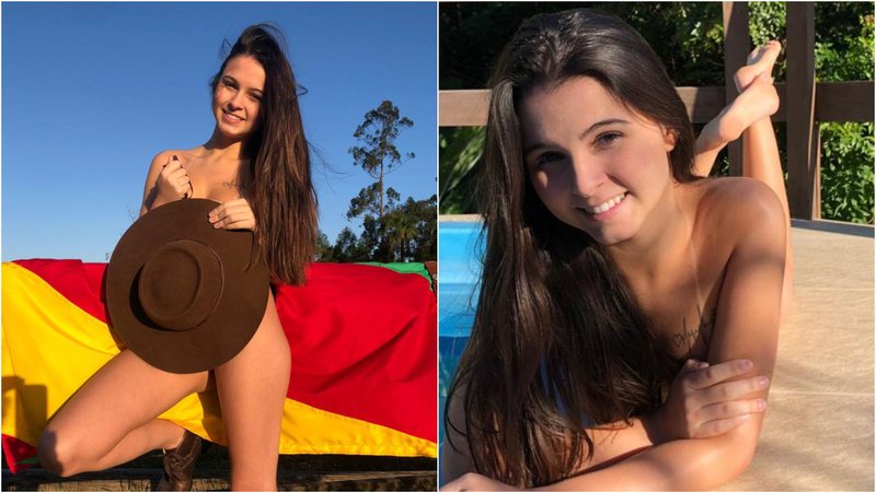Natasha Steffens, de 19 anos, tem chamado a atenção nas redes sociais - Foto: Alex Ribeiro / Edu Graboski / Divulgação