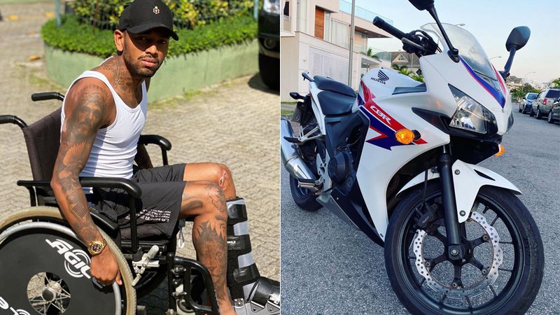 Nego do Borel anunciou sorteio de moto após acidente - Foto: Reprodução/ Instagram