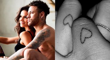 Neymar apagou tatuagem que fez em homenagem à Bruna Marquezine - Foto: Divulgação e Reprodução/ Instagram@neymarjr