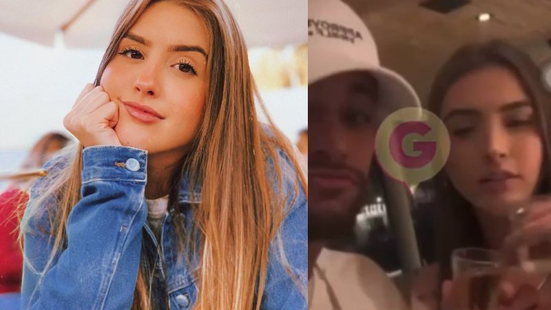 Ex-namorada de Arthur esteve flertando virtualmente com o jogador de futebol há alguns meses - Reprodução/Instagram/@gossipdodia/@millybellon