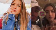 Ex-namorada de Arthur esteve flertando virtualmente com o jogador de futebol há alguns meses - Reprodução/Instagram/@gossipdodia/@millybellon