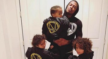 Nick Cannon com alguns de seus filhos: ele foi casado com Mariah Carey - Foto: Reprodução / Instagram