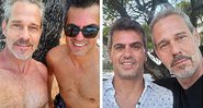 Nico Puig ao lado do marido, Jeff Lattari: 26 anos de relacionamento - Foto: Reprodução / Instagram