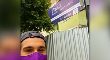 Nicolas Prattes na Rua Ator Paulo Gustavo - Reprodução/Instagram@nicolasprattes