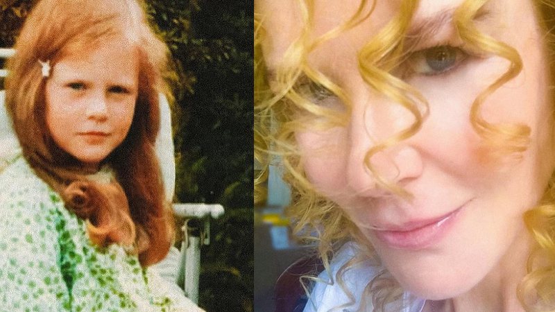 Nicole fez comparação entre foto de infância e foto atual - Reprodução/Instagram
