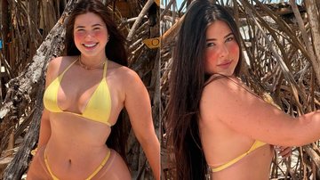 Nicolle Caroline posou de biquíni em Jericoacoara, no Ceará - Foto: Reprodução/ Instagram@niic.ca