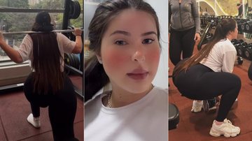 Nicolle Caroline mostrou treino de pernas na academia - Foto: Reprodução/ Instagram@niic.ca