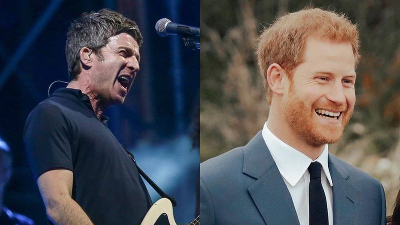 Noel Gallagher e Príncipe Harry - Reprodução/Instagram