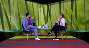 Maurício Meirelles recebe Núbia Óliiver em seu programa na RedeTV! - Foto: Reprodução / RedeTV!
