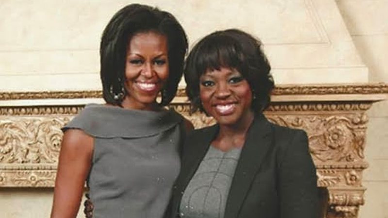 Michelle Obama e Viola Davis - Reprodução/Instagram@violadavis