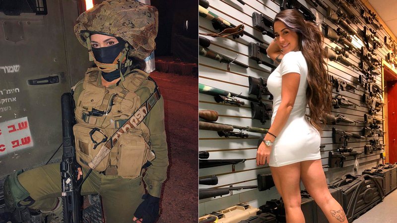 Orin Julie é membro da Força de Defesa de Israel - Foto: Reprodução/ Instagram@orin_julie