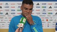 Casemiro se emociona em entrevista após eliminação e momento na CazéTV viraliza - Reprodução Youtube