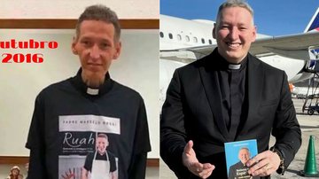 Padre Marcelo Rossi impressionou ao mostrar antes e depois - Foto: Reprodução/ Instagram@padremarcelorossi