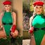 Paige Spiranac fez cosplay de Cammy para o halloween - Foto: Reprodução/ Instagram@_paige.renee