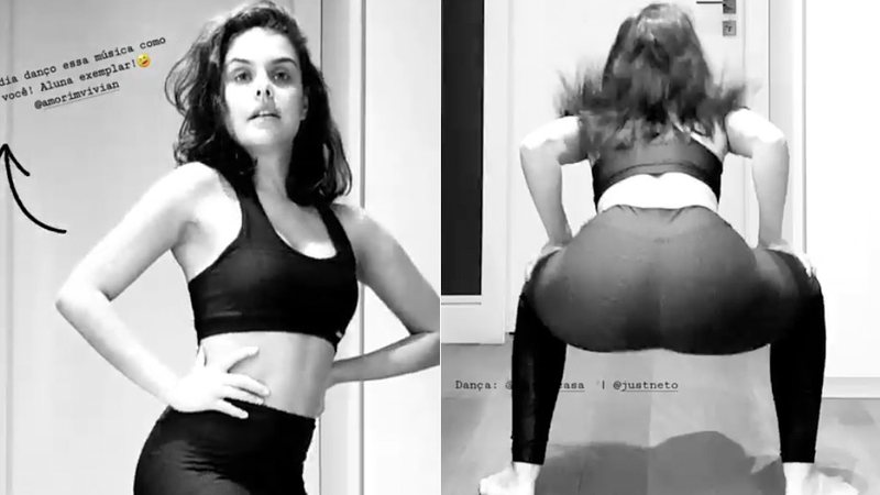 Paloma Bernardi mostrou coreografia para o hit Provocar, de Lexa e Gloria Groove - Foto: Reprodução/ Instagram